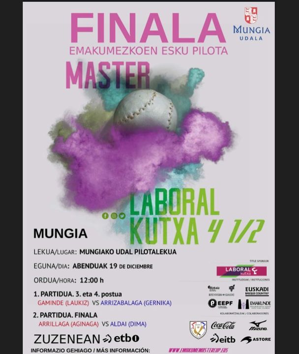 Master LABORAL KUTXAko final han Master LABORAL KUTXAko final han